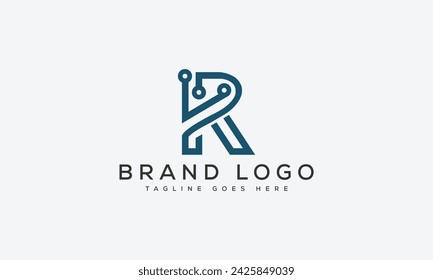 letter R logo design vector template design for brand.