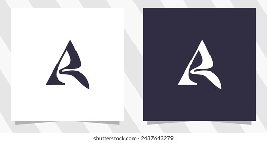 letter r logo design vector