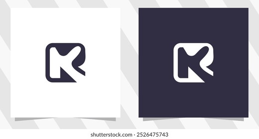 Vector de diseño de logotipo de letra R