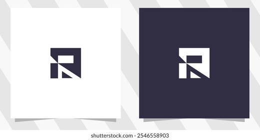 Vector de diseño de logotipo de letra R