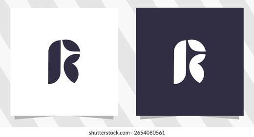 letra r logotipo design vetor