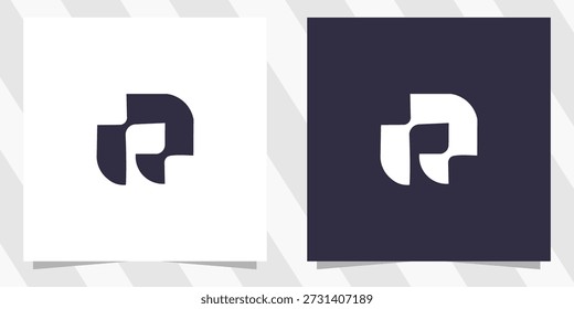 Vector de diseño de logotipo de letra R