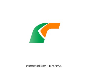 Letter r logo icon
