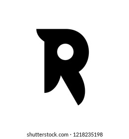 Letter R logo. Icon design. Template elements - vector sign