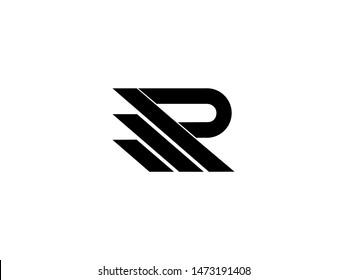 Letter R logo icon design template.
