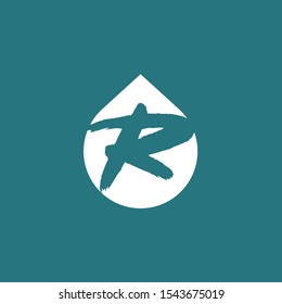 Letter r logo icon design template elements 