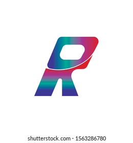 Letter R logo icon design template elements
