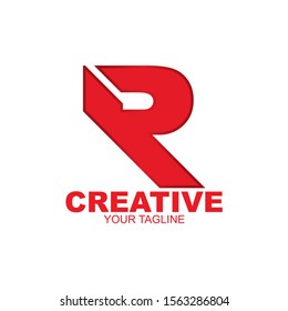 Letter R logo icon design template elements
