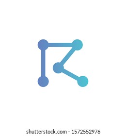 Letter R logo icon design template elements