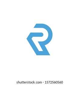 Letter R logo icon design template elements