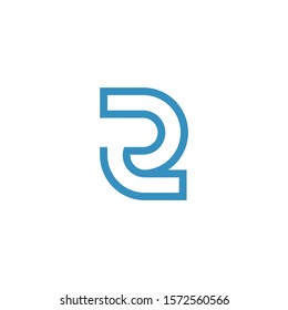 Letter R logo icon design template elements