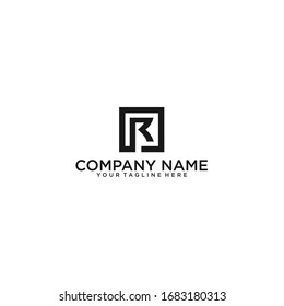 Letter R logo icon design template elements