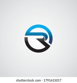 Letter R logo icon design template elements
