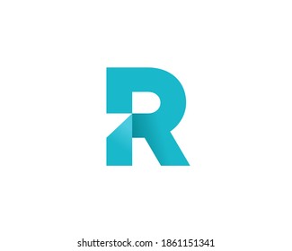 Letter R logo icon design template elements