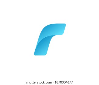 Letter R logo icon design template elements