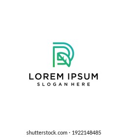 Letter R logo icon design template	