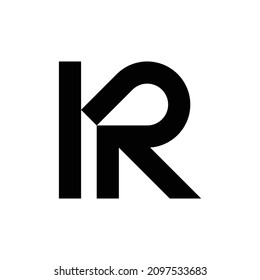 Buchstabe R Logo. Symboldesign. Vorlagenelemente. Geometrische abstrakte Logos 