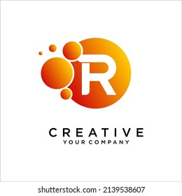 Letter R logo icon design template elements vector