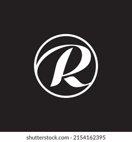 Letter R logo icon design template
