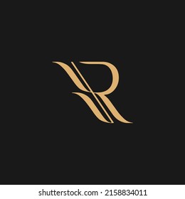 Letter R logo icon design template elements vector
