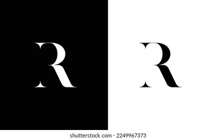 Letter R logo icon design template