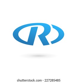 Letter R logo icon design template elements 