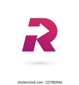 Letter R Logo Icon Design Template Elements 