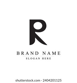 Letter R logo icon design template	
