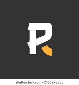 Letter R logo icon design template elements