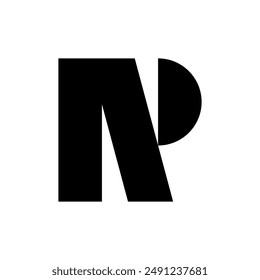Logo de la letra R. Diseño de iconos. Elementos de Plantilla. Logos abstractos geométricos