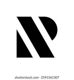Letter R logo. Icon design. Template elements. Geometric abstract logos