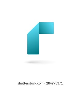 Letter R logo icon design template elements
