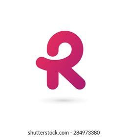 Letter R logo icon design template elements

