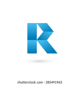 Letter R logo icon design template elements 