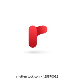 Letter R logo icon design template elements