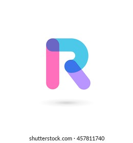 Letter R logo icon design template element