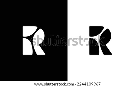 Letter R logo icon design template elements Stock fotó © 