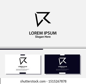 Letter R logo and icon, vector design template.EPS10