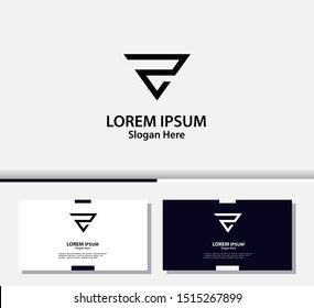 Letter R logo and icon, vector design template.EPS10