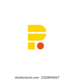 Símbolo del vector del logotipo de la letra R