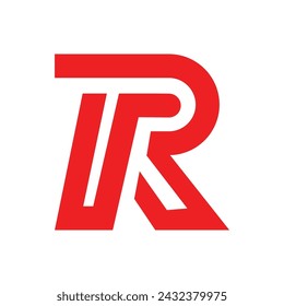 letra R logo icono vector ilustración diseño