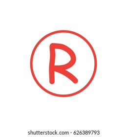 Letter R logo icon vector design template elements