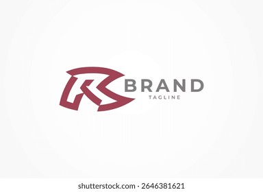 Letter R Logo, Iconic Letter R Logo design, vector illustration