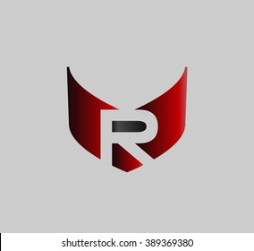Letter R logo Icons Vector Graphic Design
