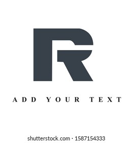 letter R logo illustration vector arts 