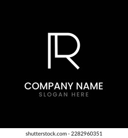 Letter R Logo Minimalist for Startup and Company