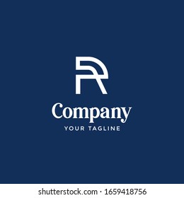 letter r logo modern design template for any related business