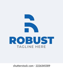 letter r logo - monogram logo - letter mark