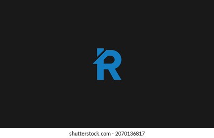 LETTER R LOGO WITH REALE STATE ICON FOR ILLUSTRATION USE