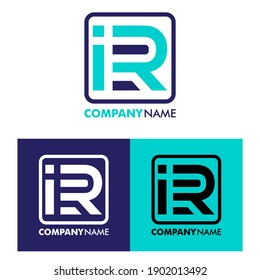 letter R logo is simple, easy to understand and authoritative